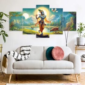 krishna canvas print