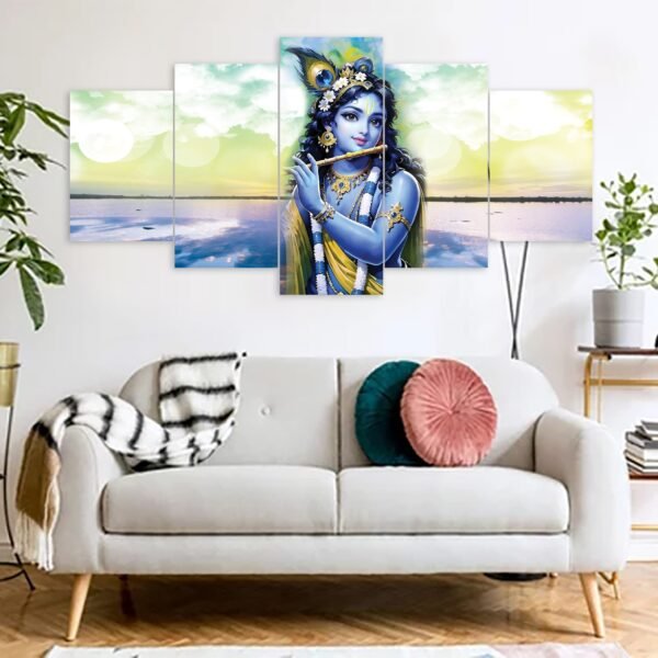 shri krishna canvas print