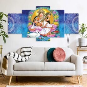 saraswati canvas print