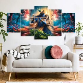 radha krishna canvas