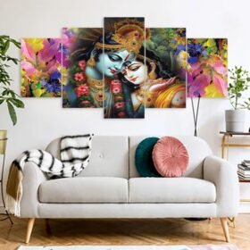 radha krishna canvas