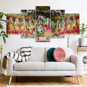 radha krishna canvas