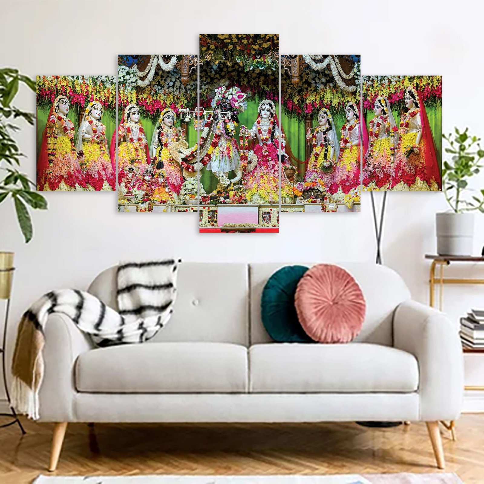 radha krishna canvas