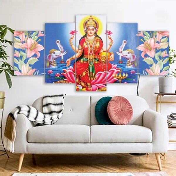 maha laxmi canvas print