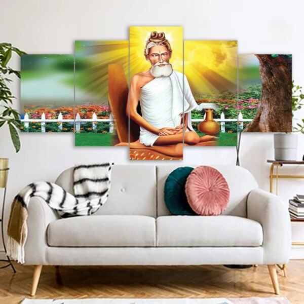 Loknath Hindu Religious Canvas Prints 3MM Board & Mat Lamination