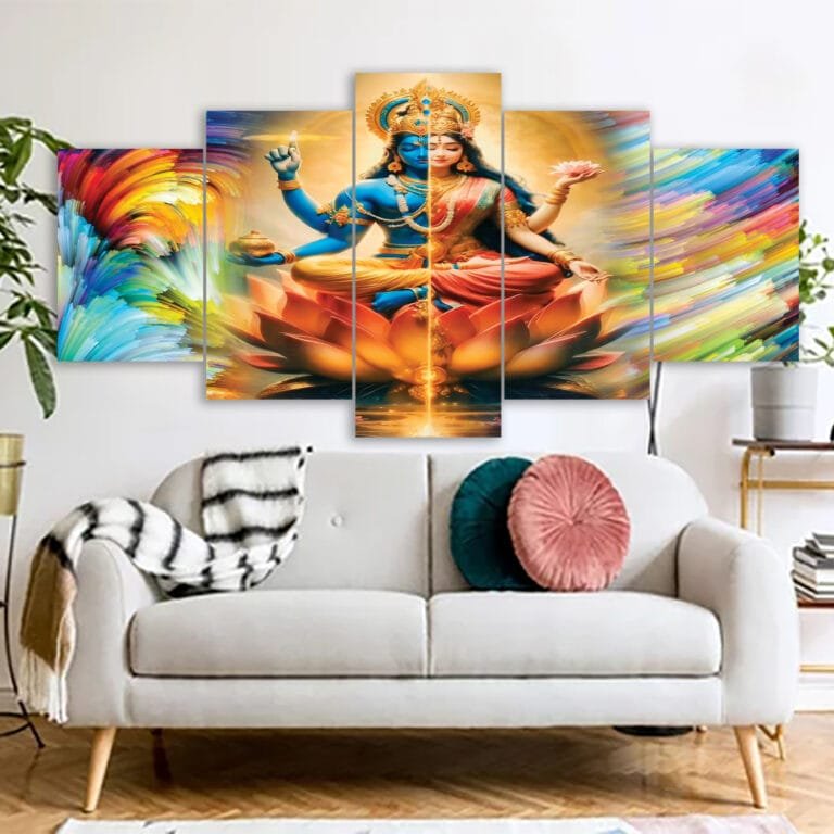 laxmi narayana canvas print