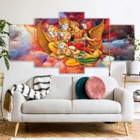 laxmi narayana canvas print