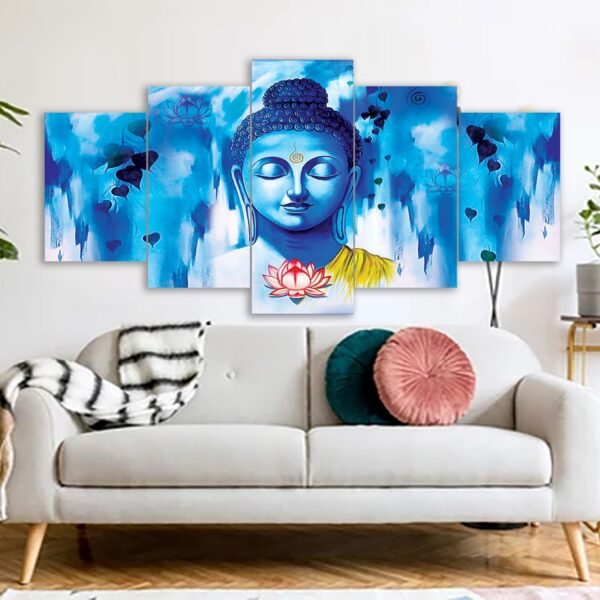 Buddha Hindu Religious Canvas Prints 3MM Board & Mat Lamination