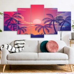 print of the rising sun