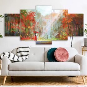 Natural Flower Tree Canvas Printing On Shopnokoli