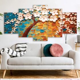 tree flower canvas