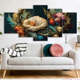 flowe canvas print in