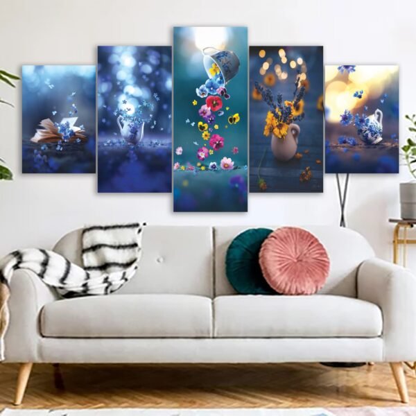 flower canvas printing service