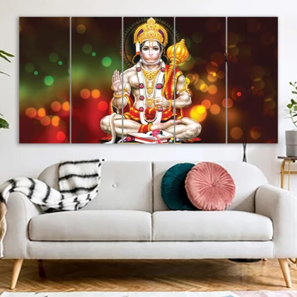Bajrangbali Hanuman Canvas Print 3D