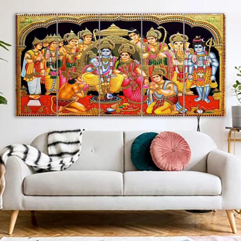 Ram Darbar Canvas 3D Print