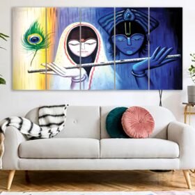 3D Best Radha-Krishna Canvas