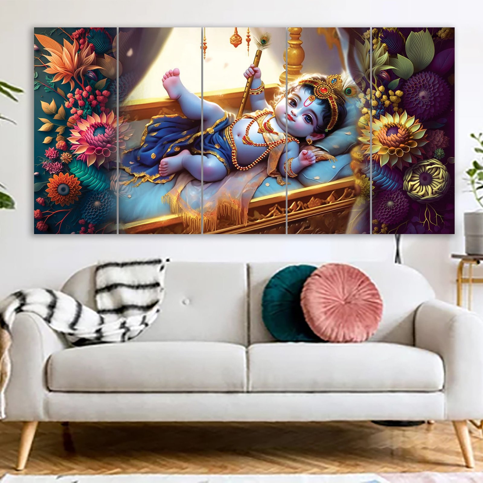Gopal Krishna Canvas 3D Print