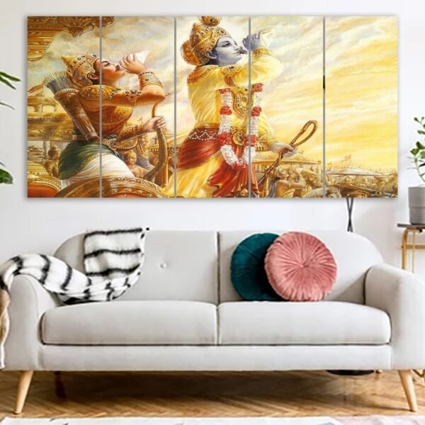 Mahabharat Hindu Canvas