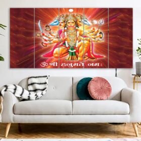 Panchamukhi Hanuman Canvas 3D
