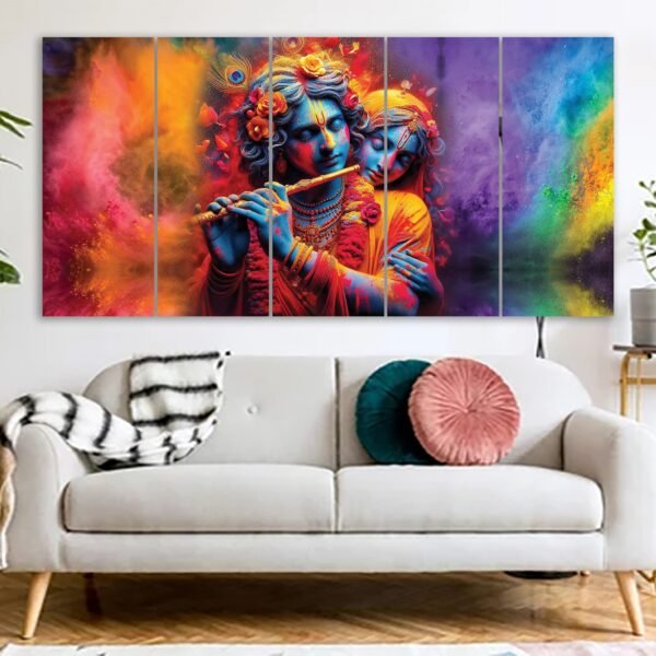 Radha Krishna Best Canvas Print 3D