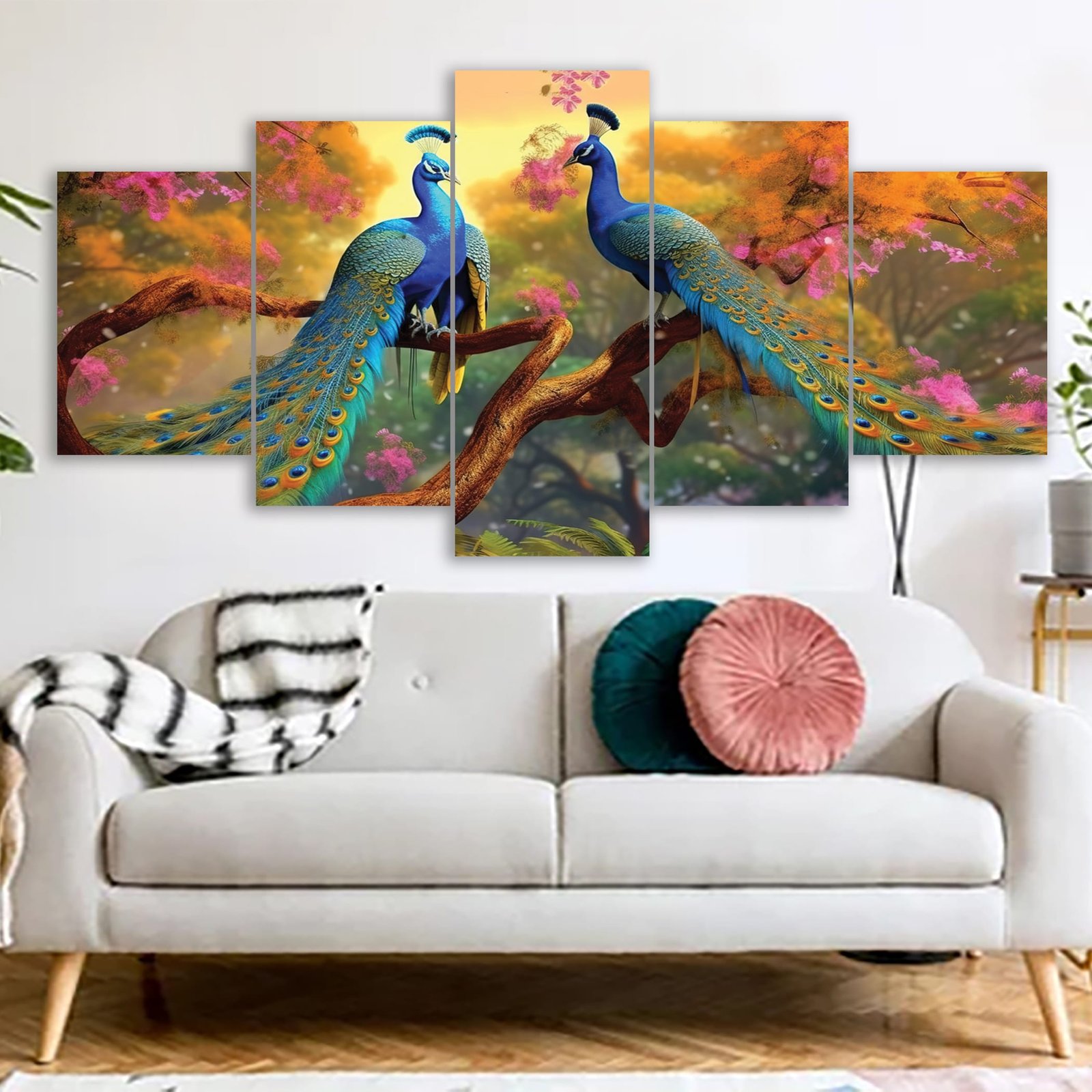 Peacock canvas print