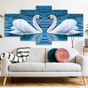 the loving Swan canvas print in bangladesh