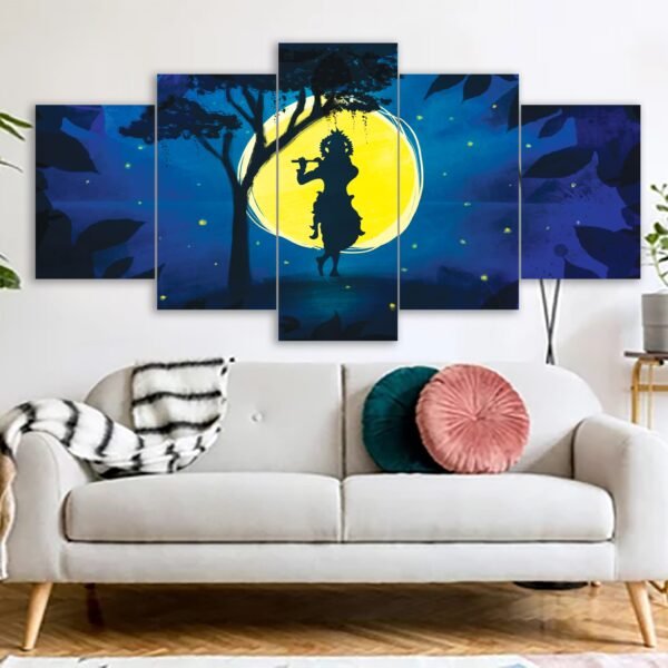 sree krishna canvas print