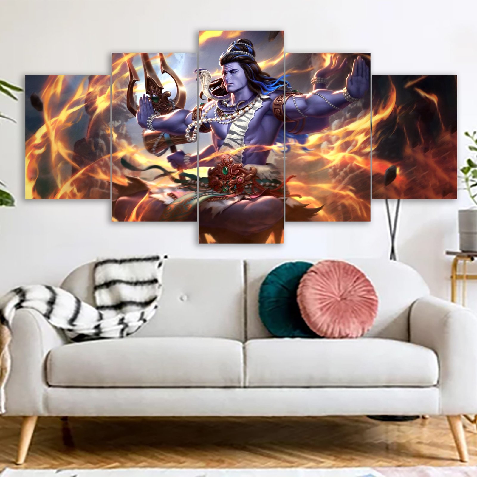 mahadev canvas print