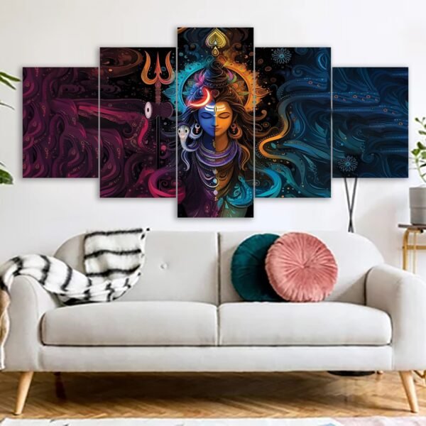 mahadev canvas print