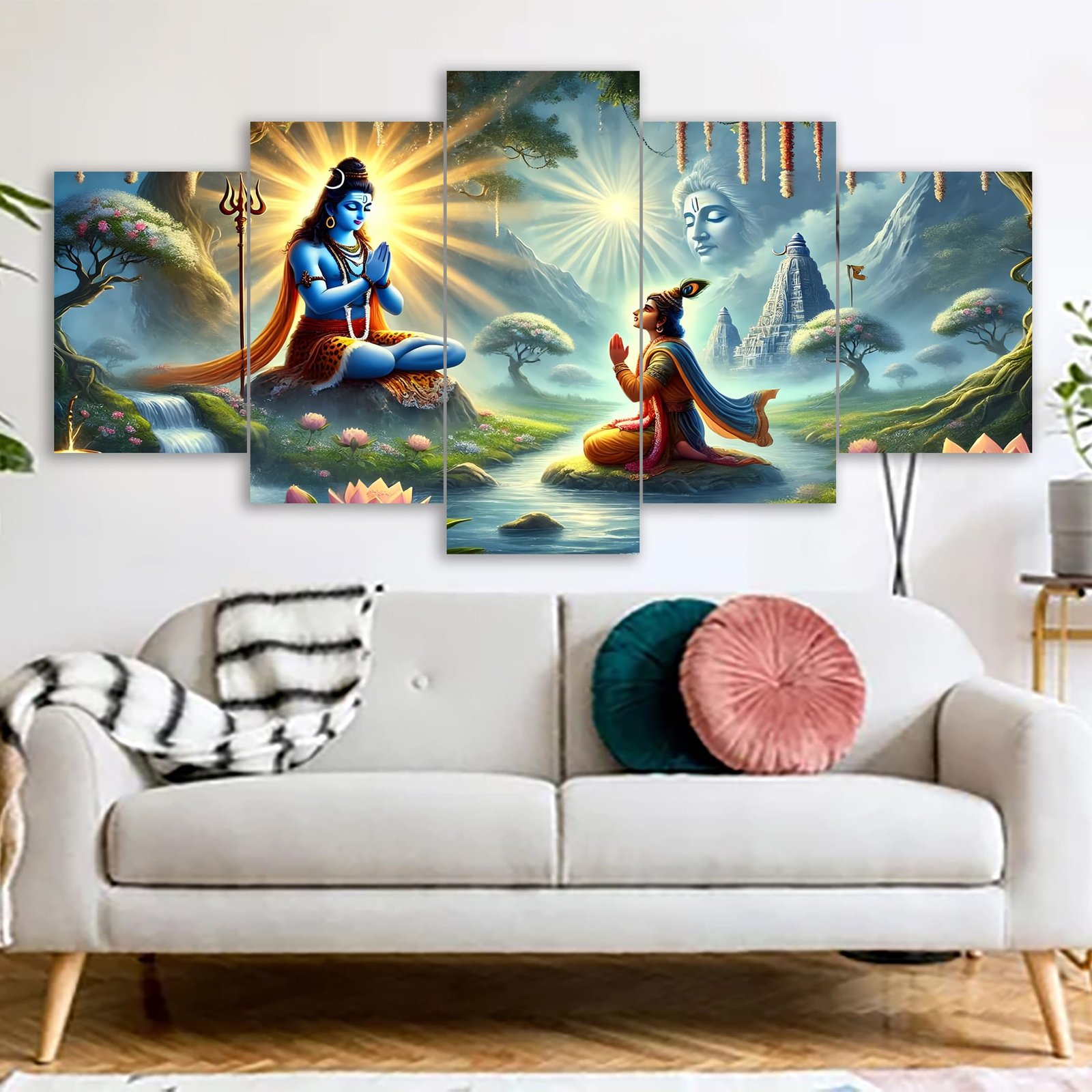 mahadev canvas print