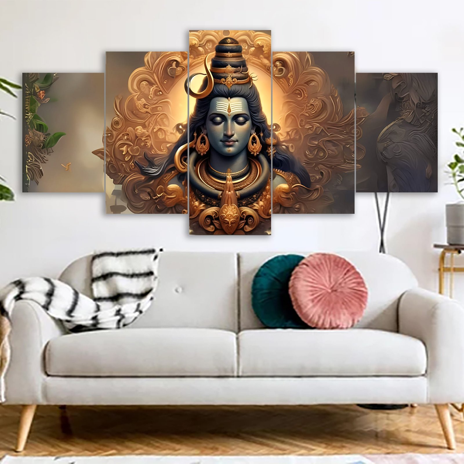 mahadev canvas print