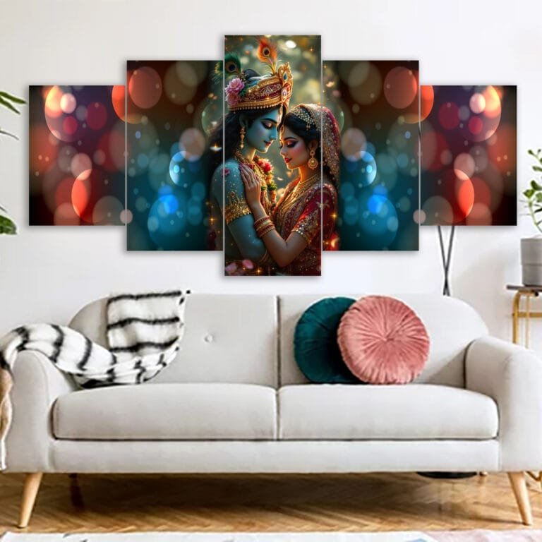 Best Hindu canvas Radha Krishna