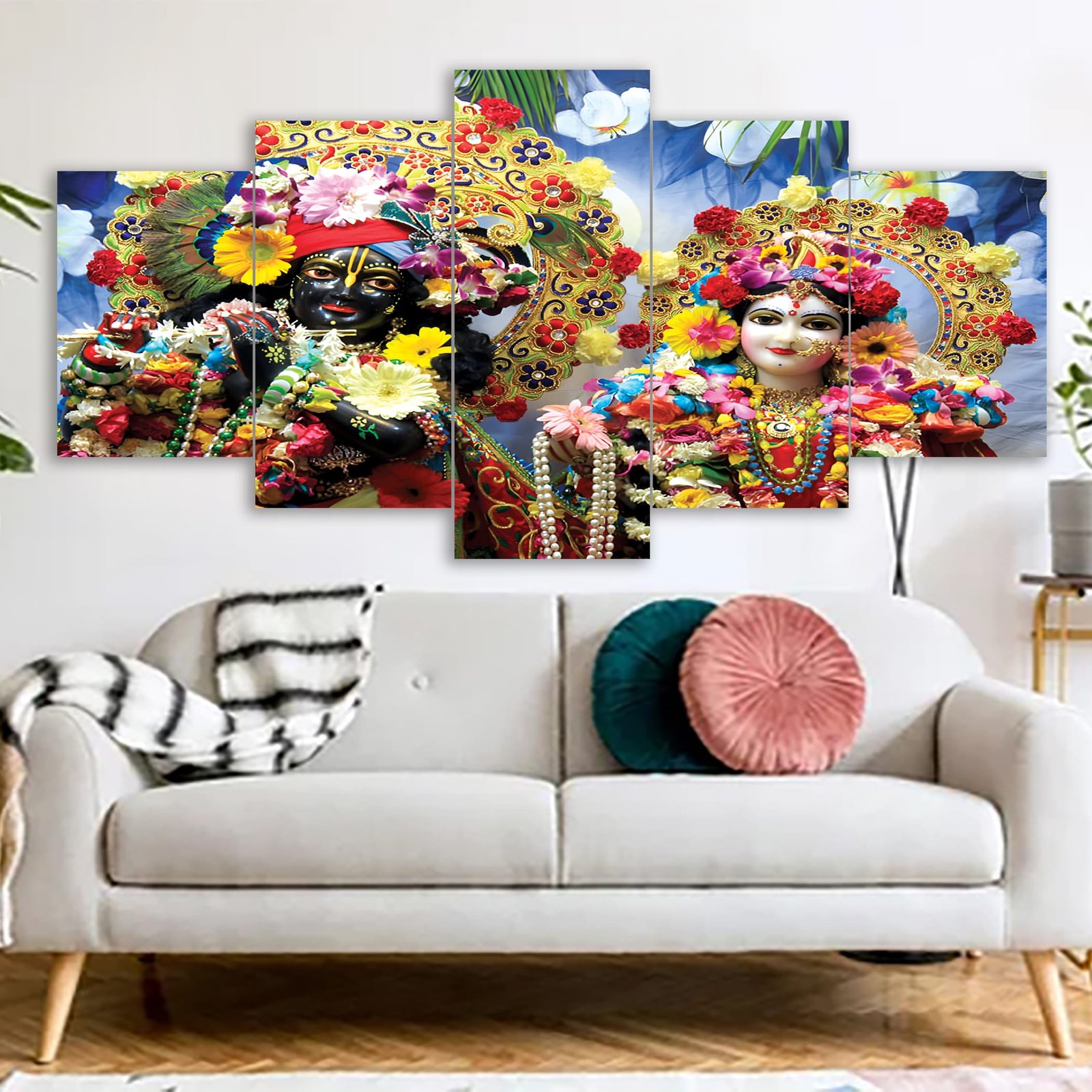 radha krishna best new canvas print